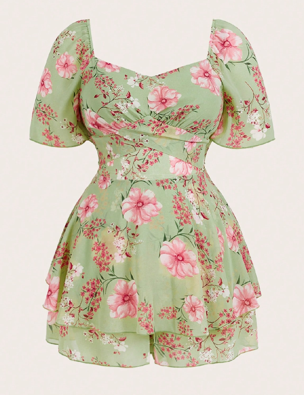Salopeta SHEIN CURVE, verde