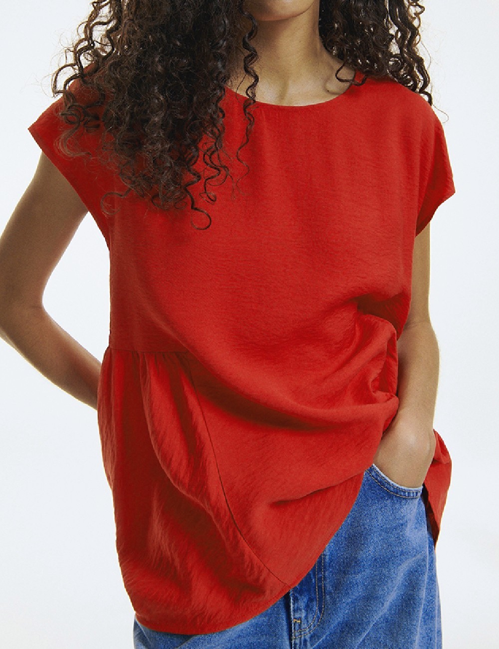 Bluza Reserved, rosu - 1 | YEO