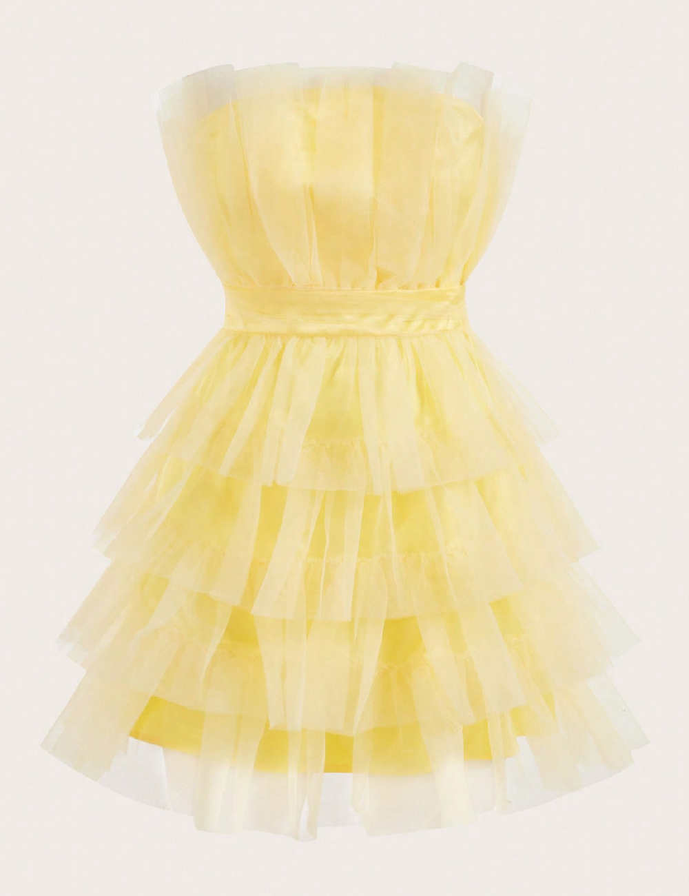 Rochie scurta SHEIN, galben