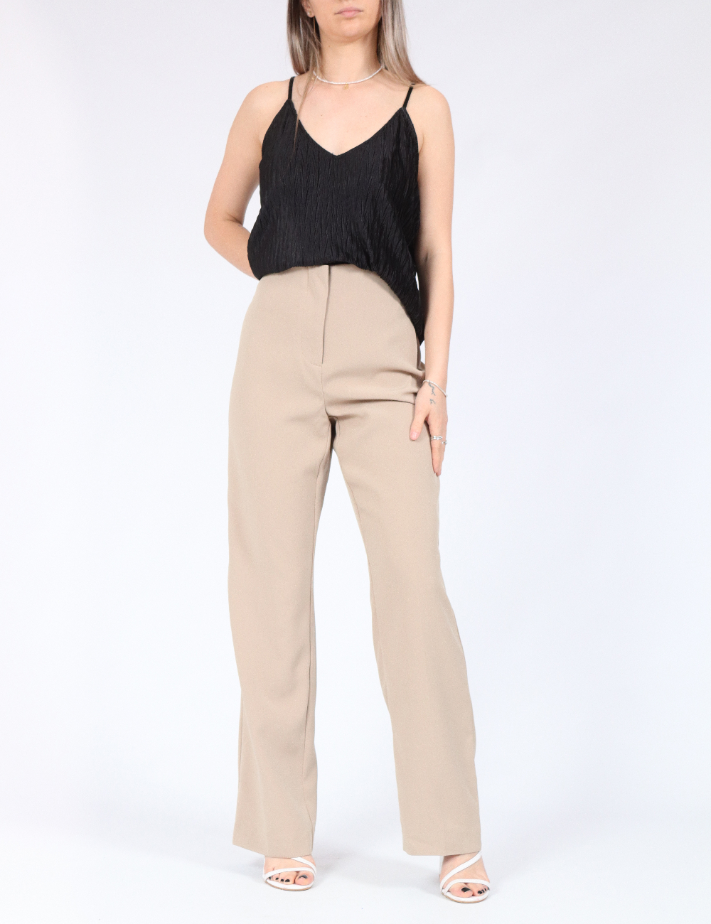 Pantaloni Vero Moda, bej