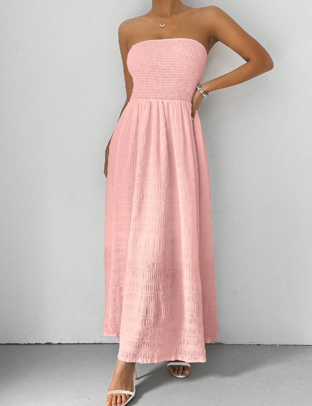 Rochie lunga SHEIN, roz