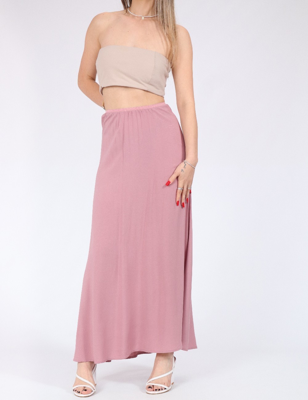 Fusta Vero Moda, roz - 1 | YEO