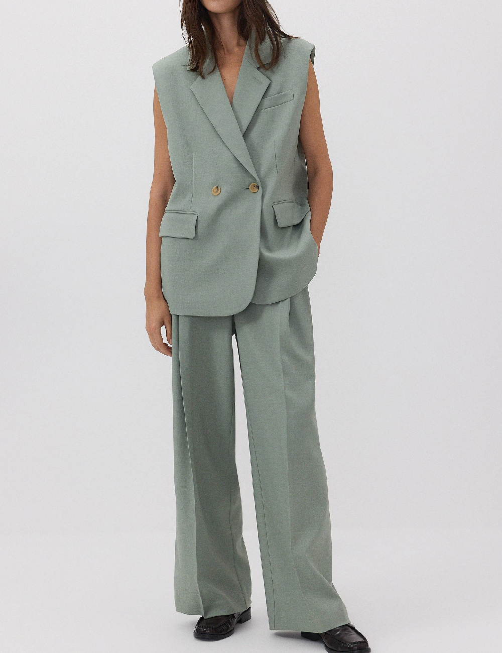 Pantaloni Reserved, verde