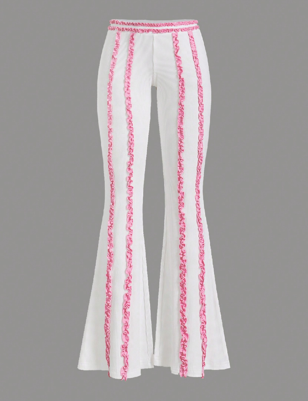 Pantaloni SHEIN, alb