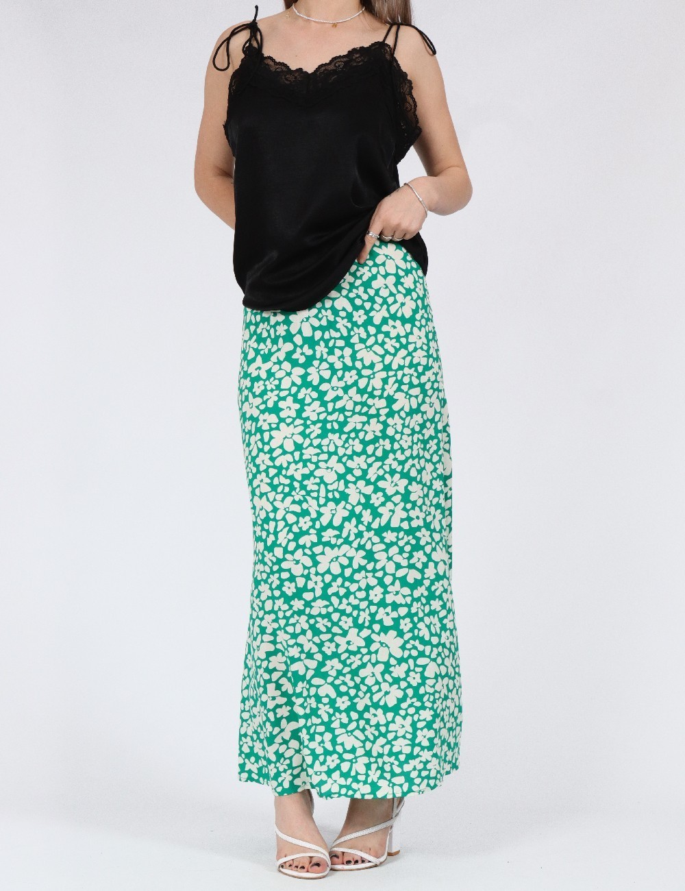 Fusta Vero Moda, verde - 1 | YEO