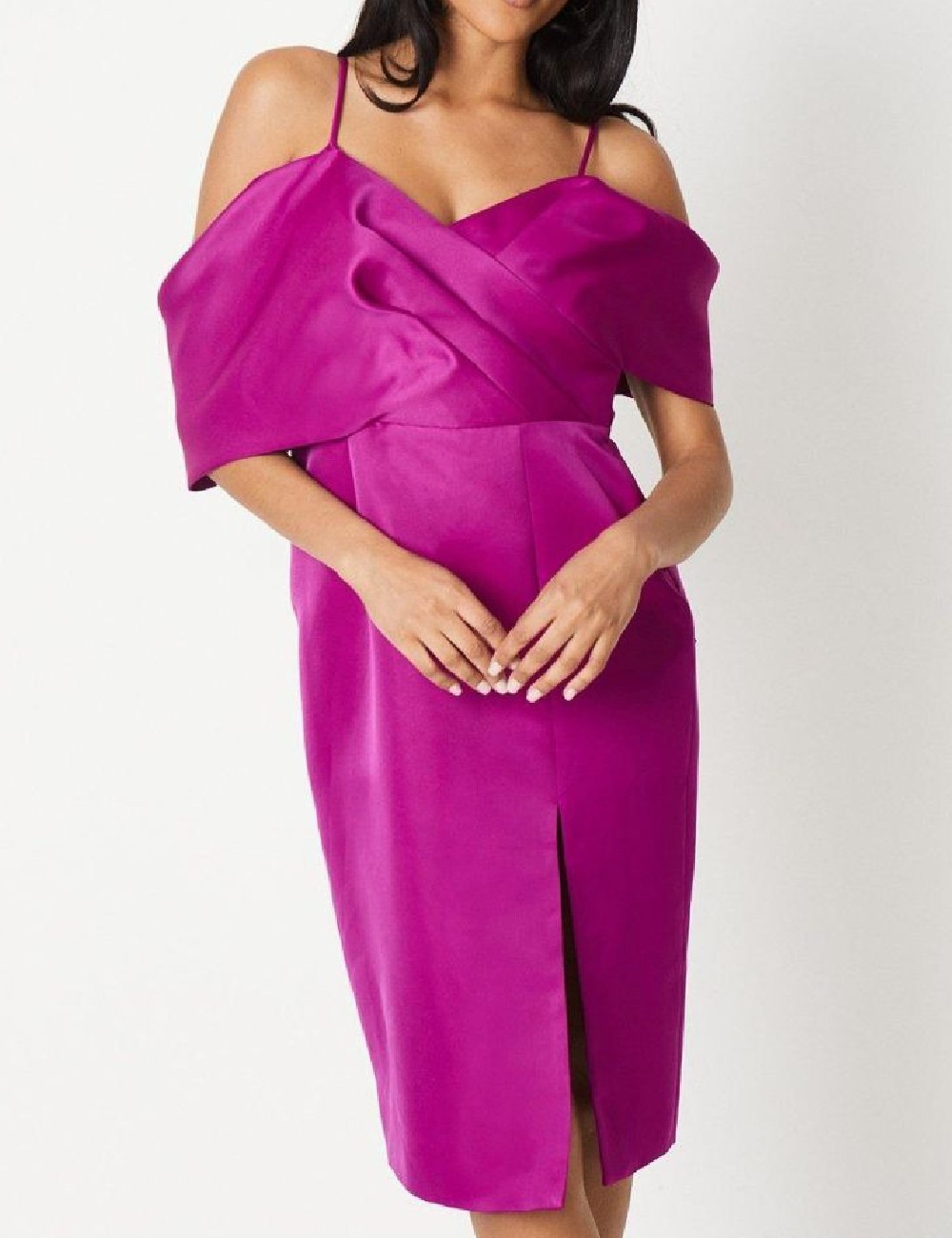 Rochie medie Coast, magenta - 1 | YEO