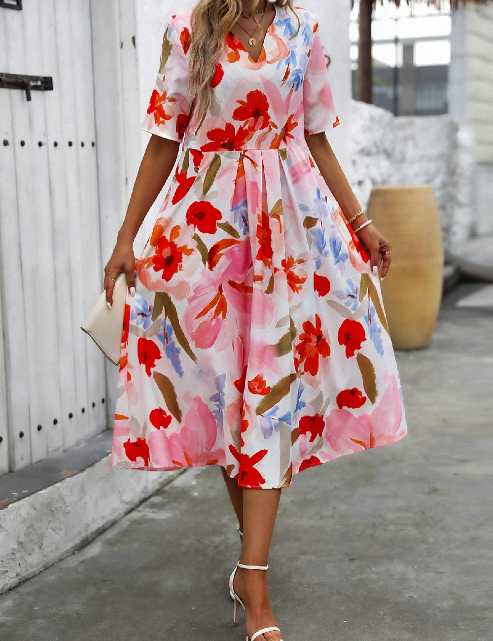 Rochie medie SHEIN, mix culori
