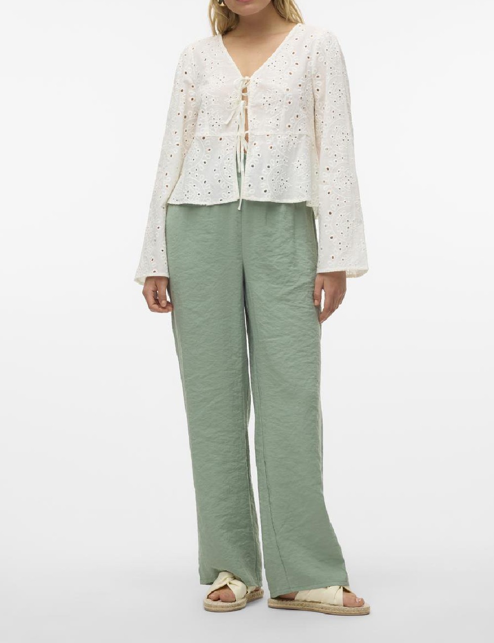 Pantaloni Vero Moda, verde - 1 | YEO