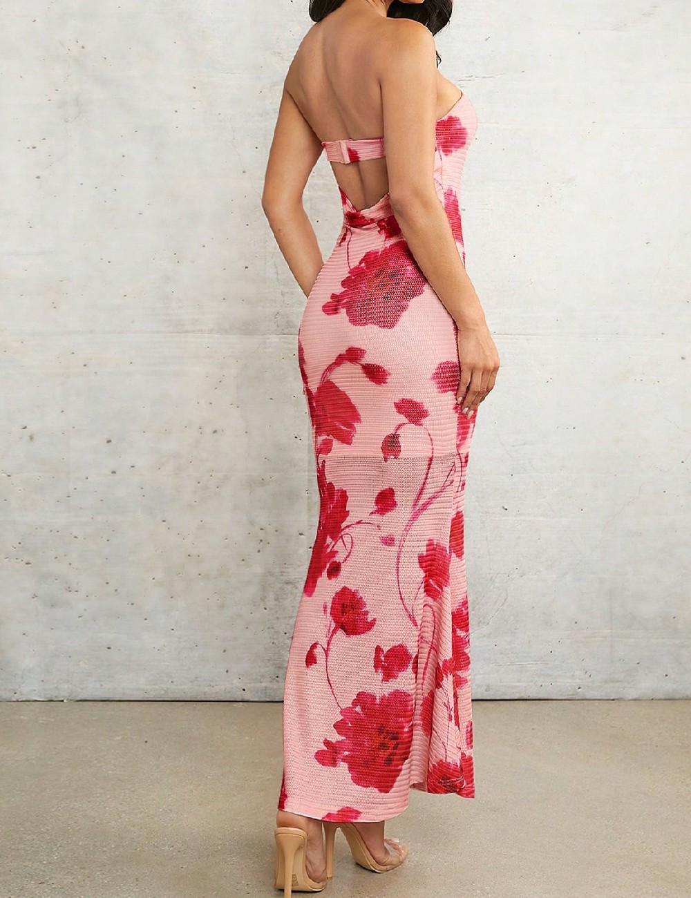 Rochie lunga SHEIN, roz - 1 | YEO