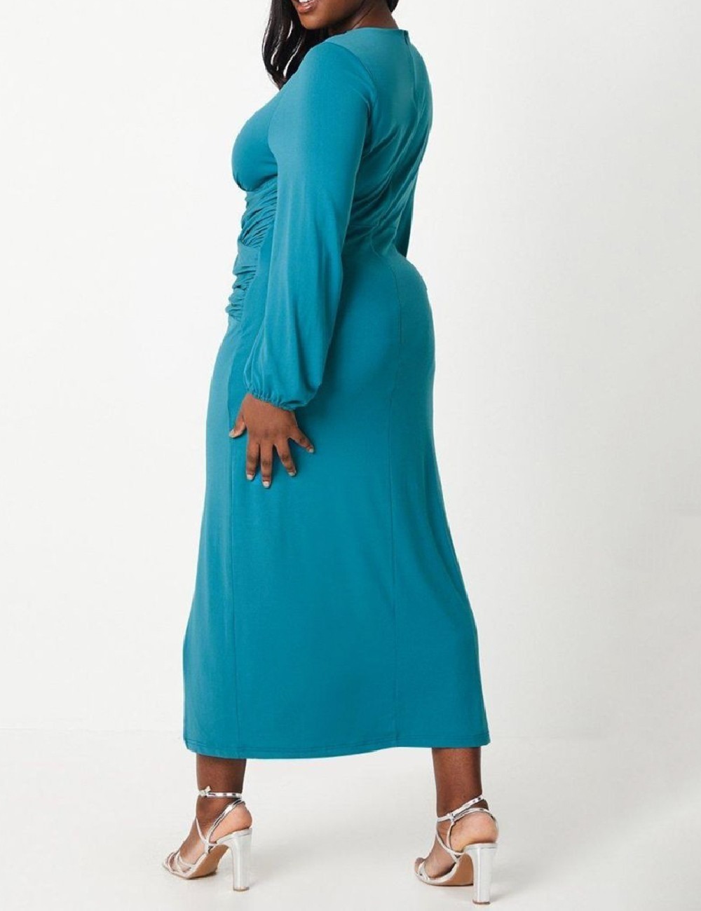 Rochie lunga Coast Plus Size, albastru - 1 | YEO