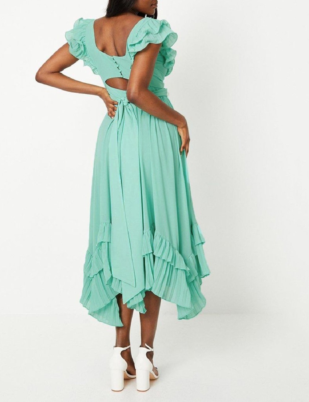 Rochie medie Coast, turcoaz - 1 | YEO