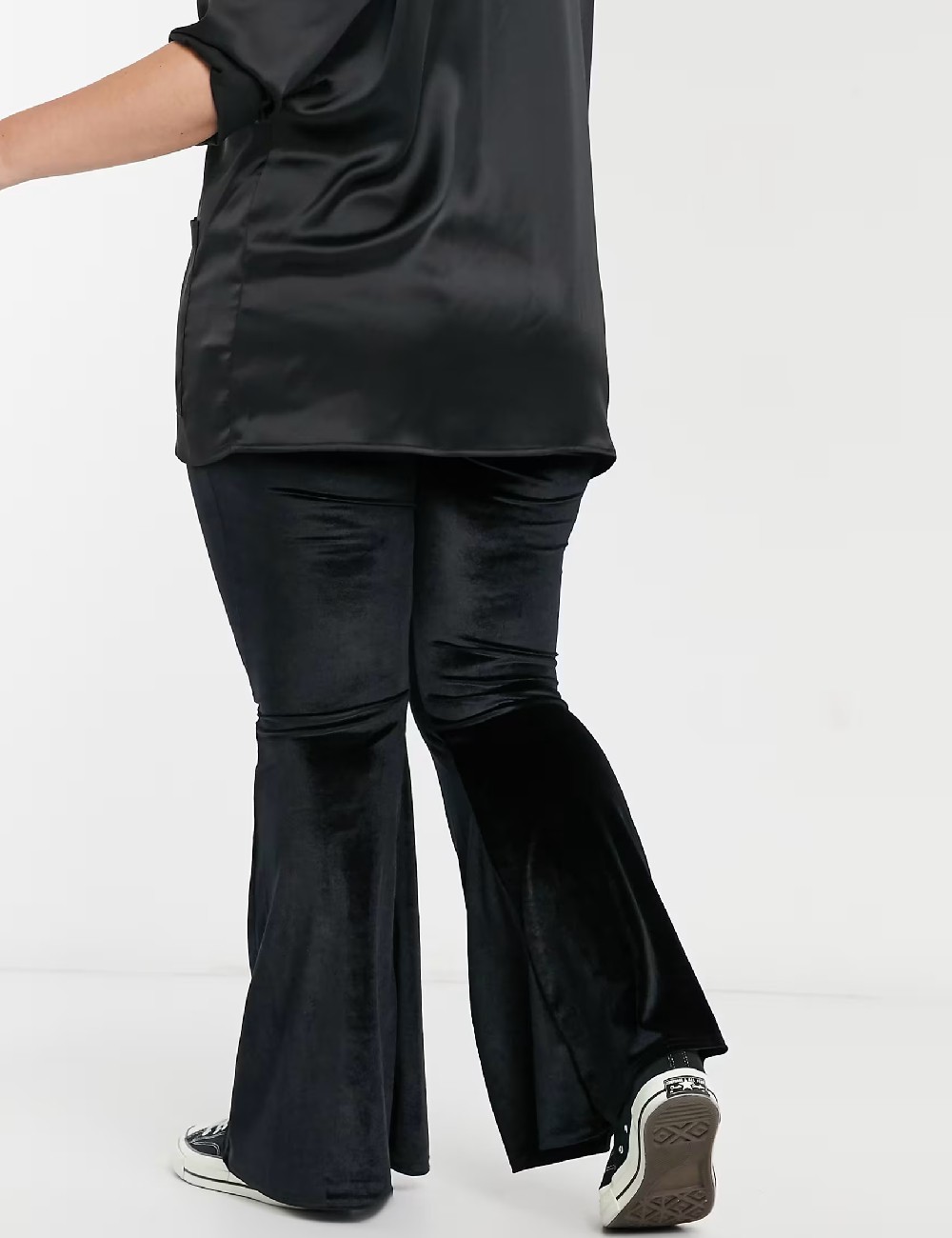 Pantaloni ASOS Curve, negru - 1 | YEO