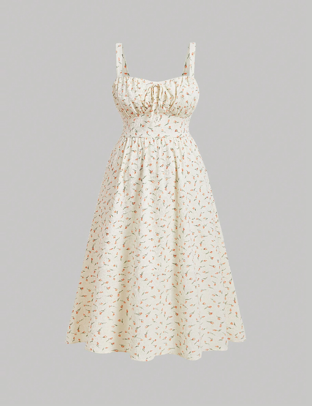 Rochie medie SHEIN CURVE, crem