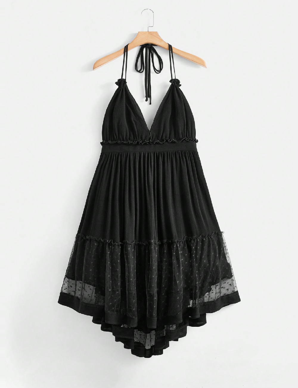Rochie scurta SHEIN CURVE, negru