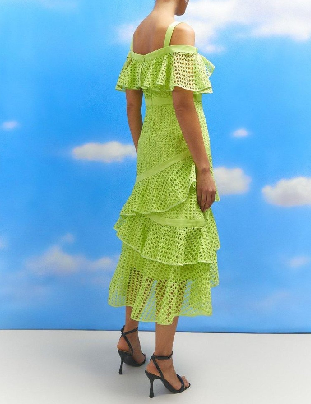 Rochie medie Coast, verde - 1 | YEO