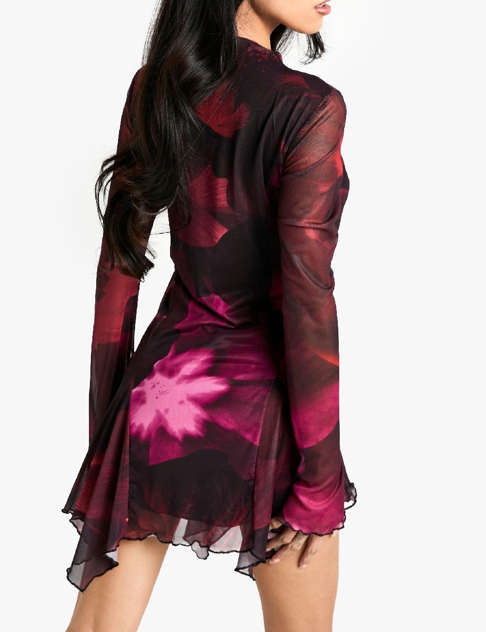 Rochie scurta Boohoo, visiniu - 1 | YEO