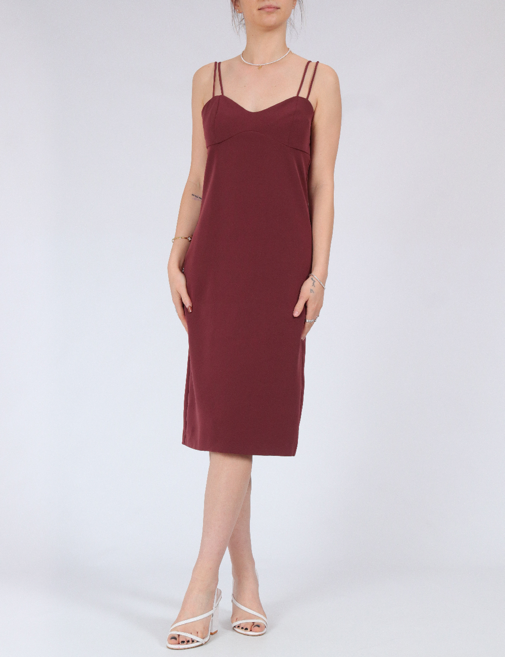 Rochie scurta Only, visiniu
