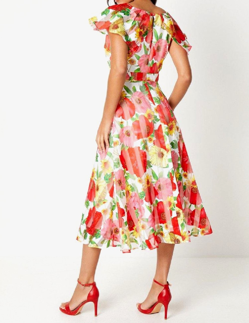 Rochie medie Coast, floral print - 1 | YEO