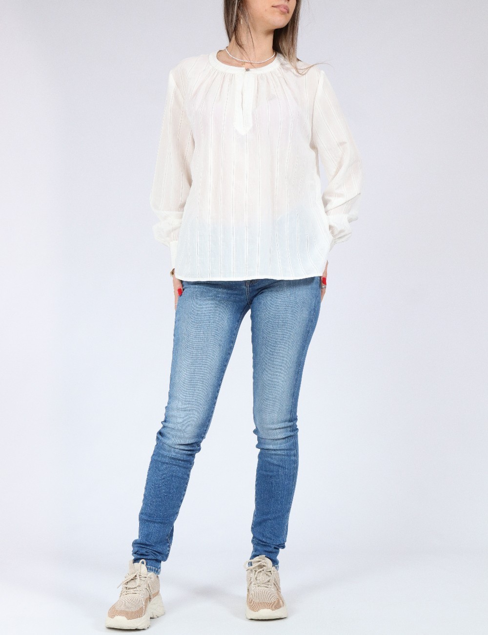 Camasa Jacqueline de Yong, alb - 1 | YEO