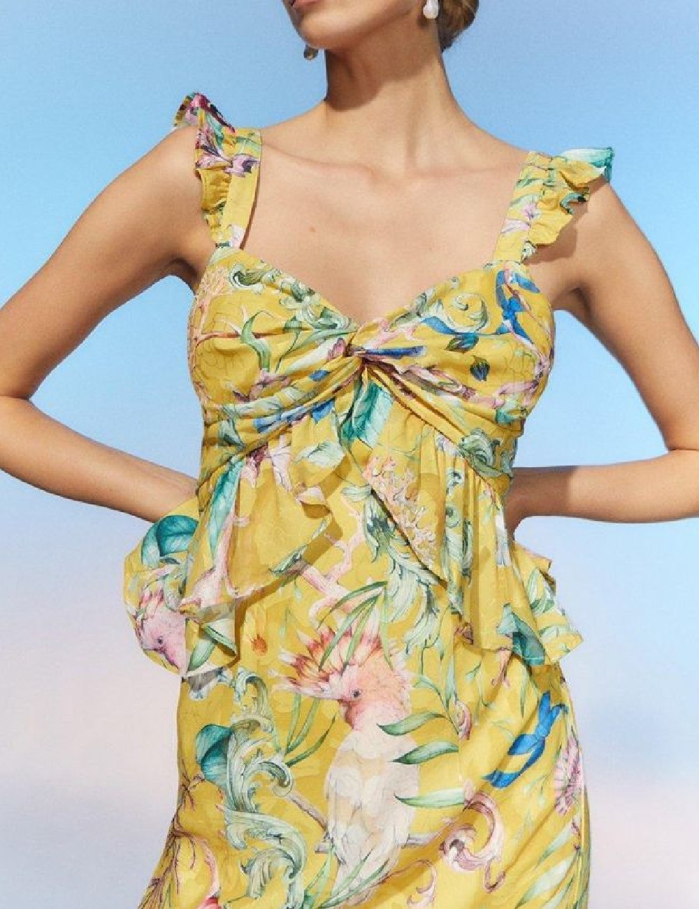 Rochie medie Coast, galben - 1 | YEO