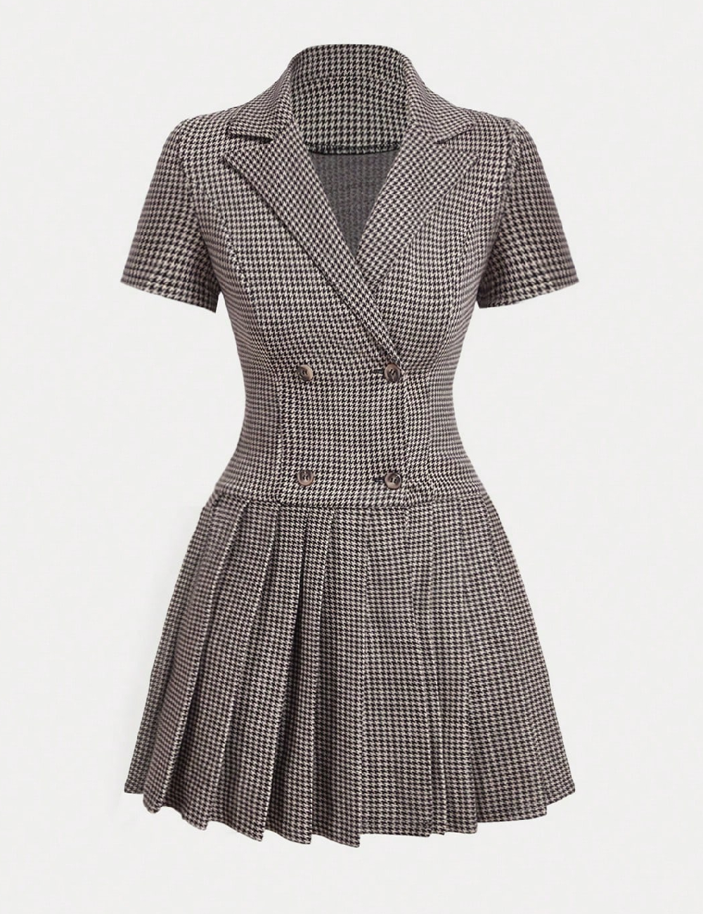 Rochie scurta SHEIN, maro