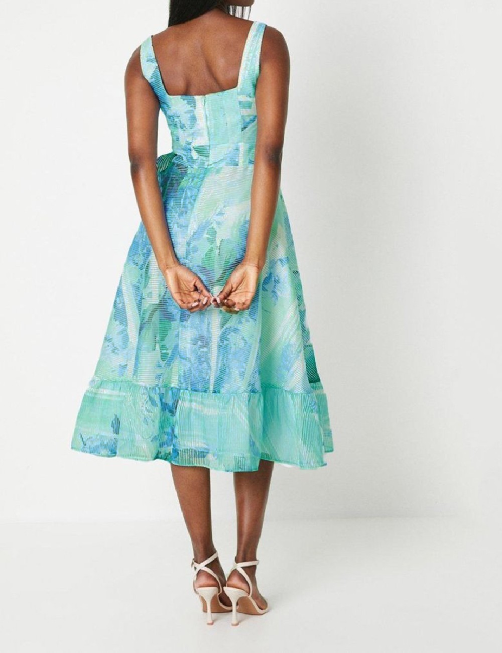 Rochie medie Coast, verde - 1 | YEO