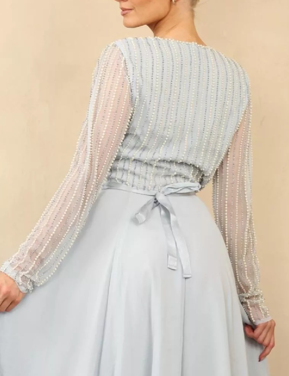 Rochie lunga ASOS, albastru - 1 | YEO