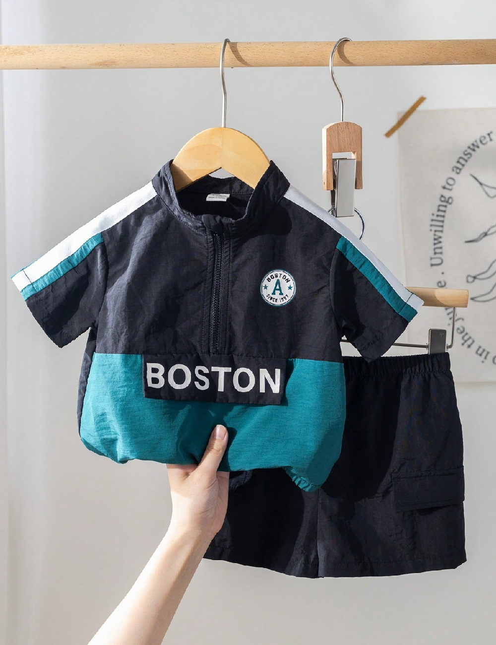 Compleu Shein Kids, negru