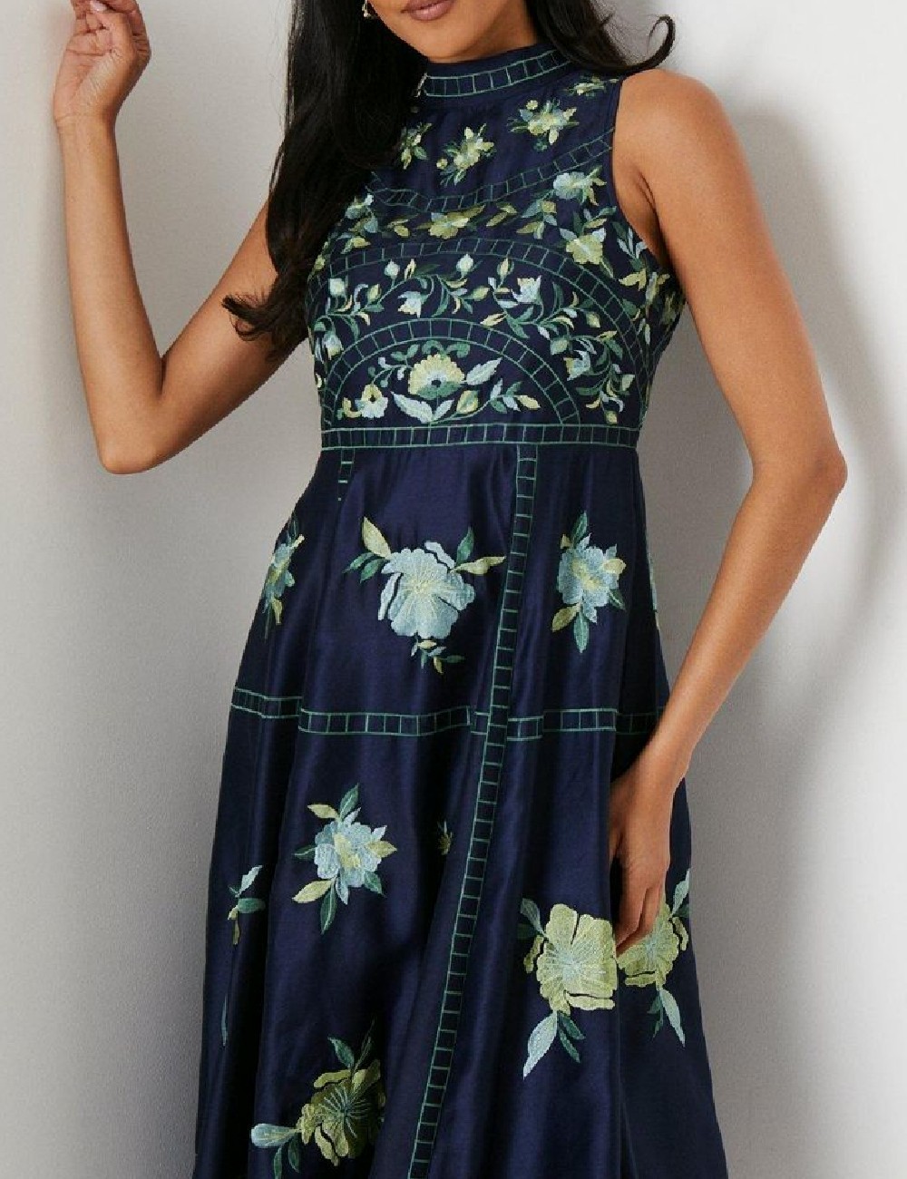 Rochie medie Coast, bleumarin - 1 | YEO