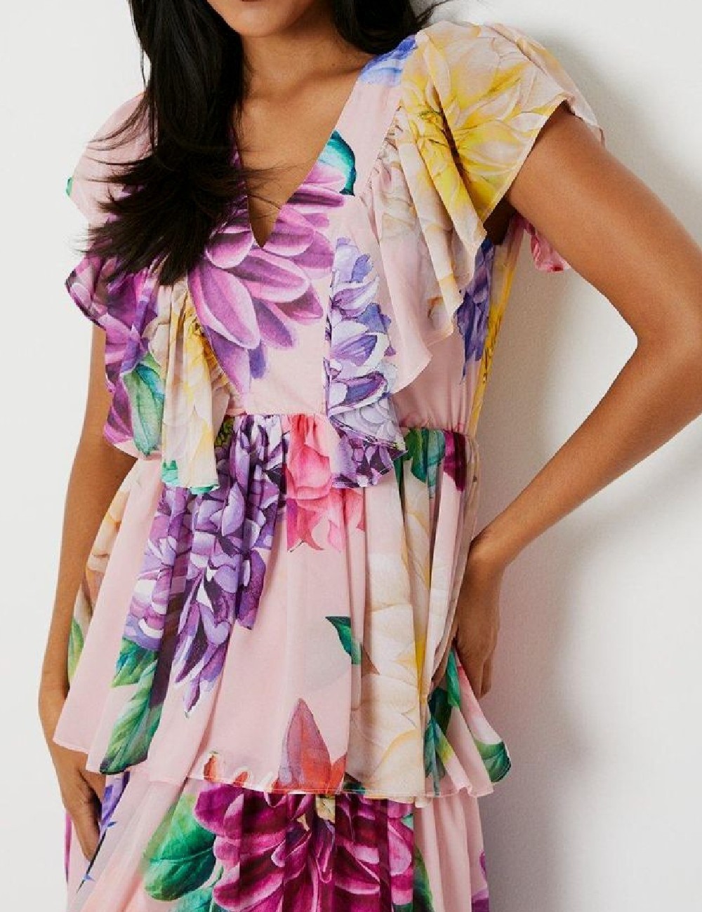 Rochie medie Coast, floral print - 1 | YEO