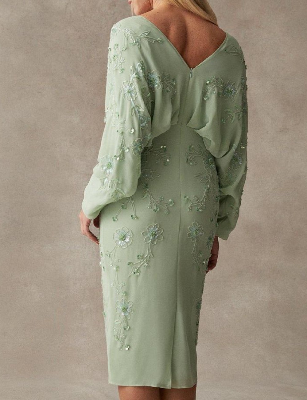 Rochie medie Coast, verde - 1 | YEO