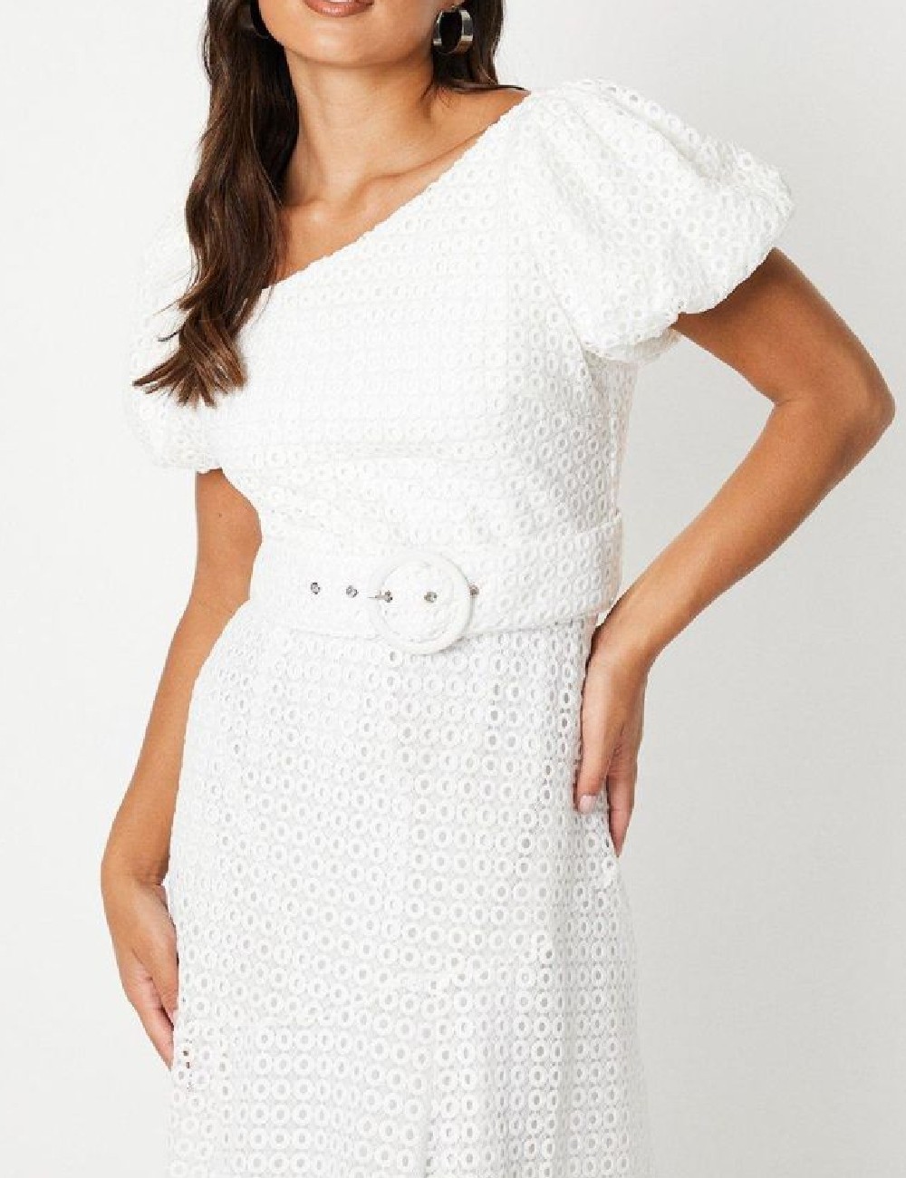 Rochie medie Coast, alb - 1 | YEO