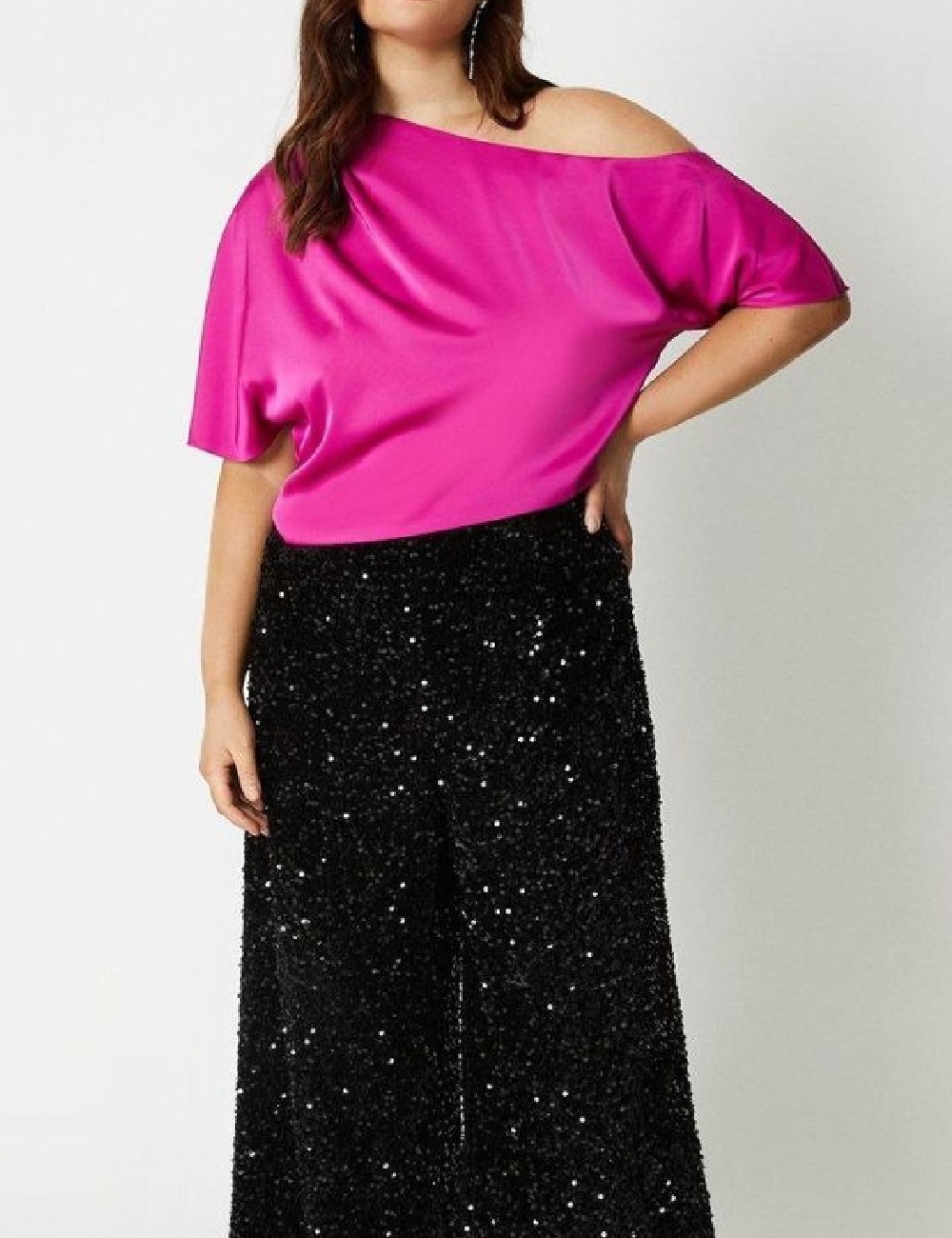 Bluza Coast Plus Size, magenta - 1 | YEO