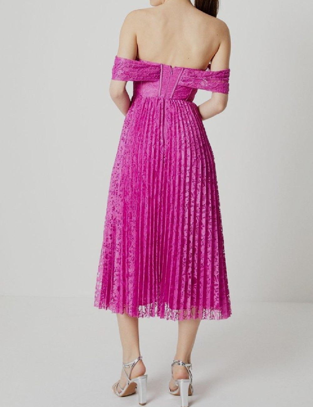 Rochie medie Coast, magenta - 1 | YEO
