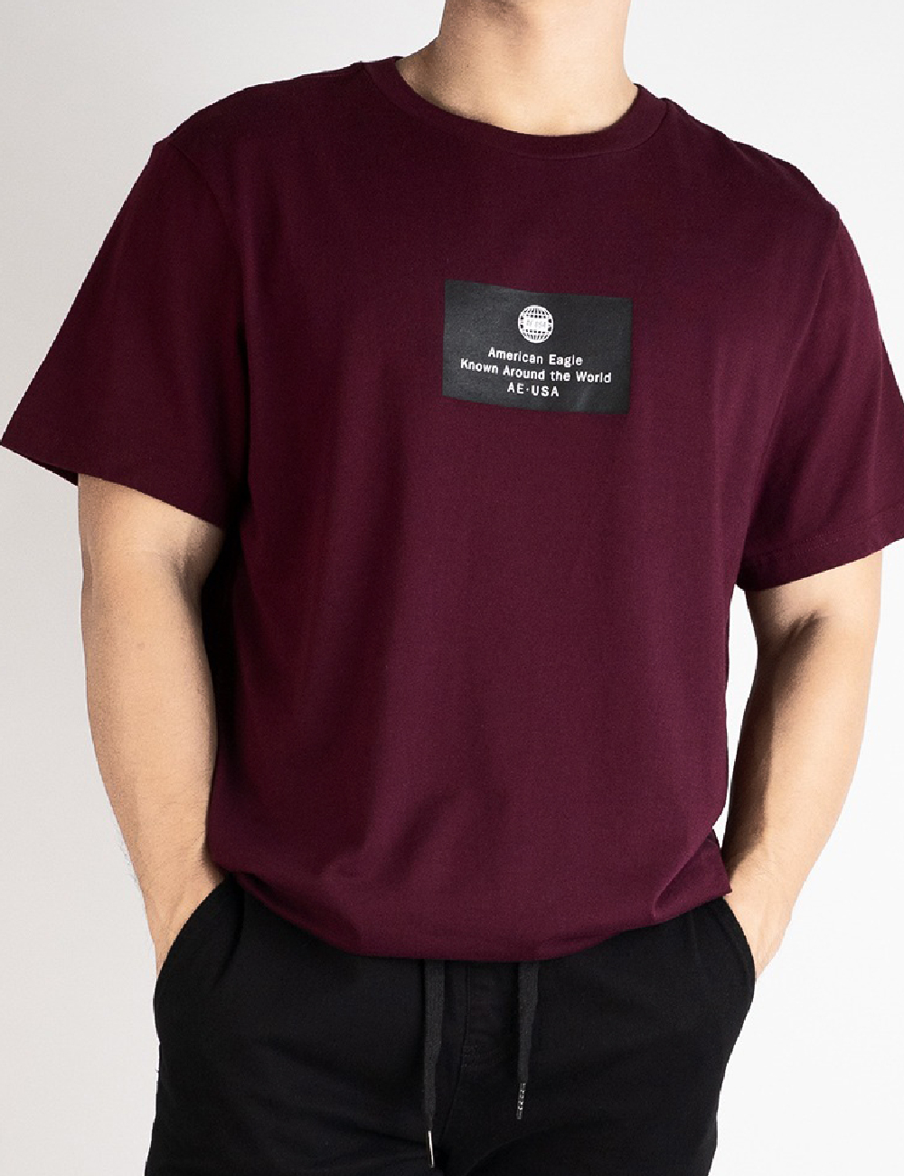 Tricou American Eagle, visiniu