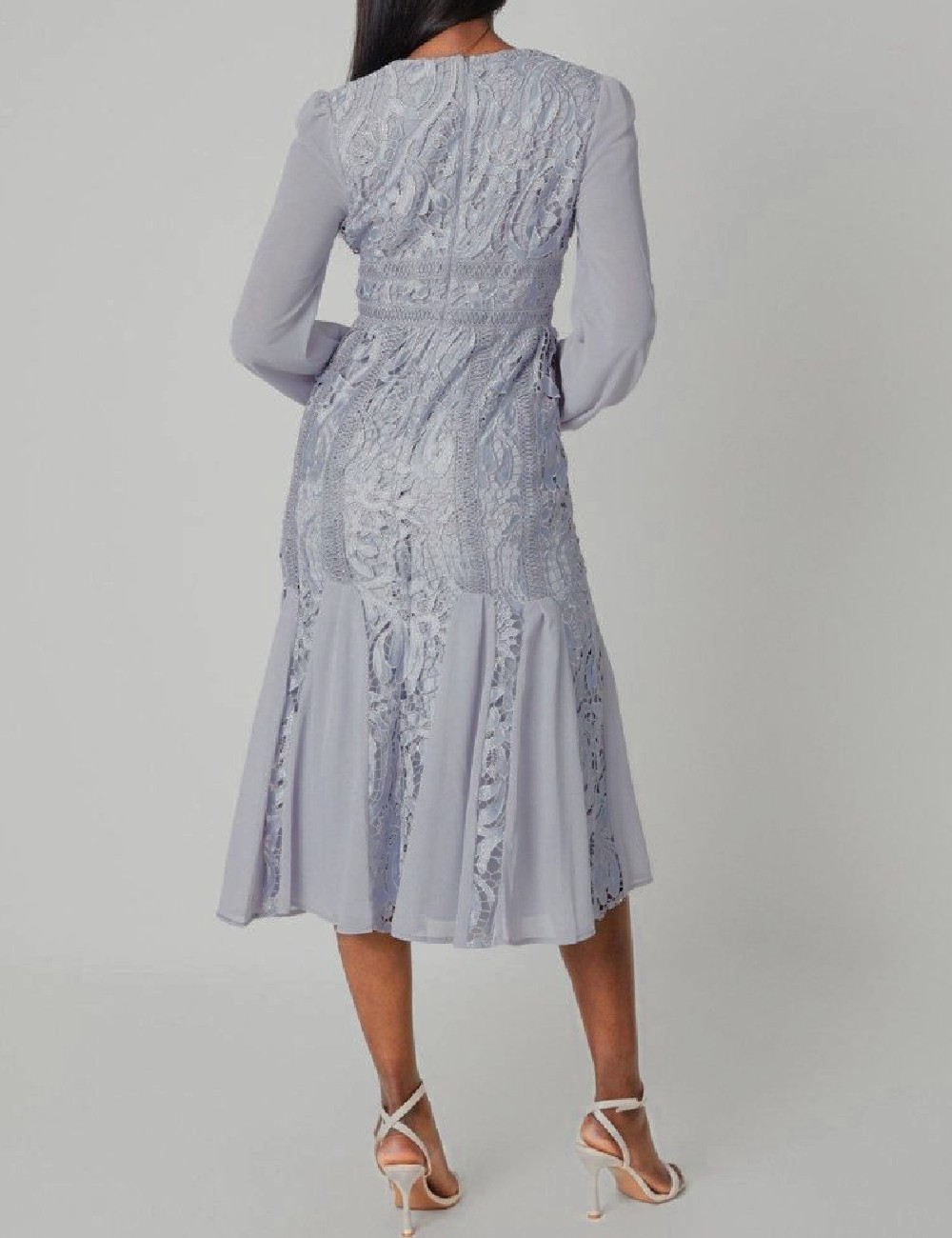 Rochie medie Coast, gri - 1 | YEO