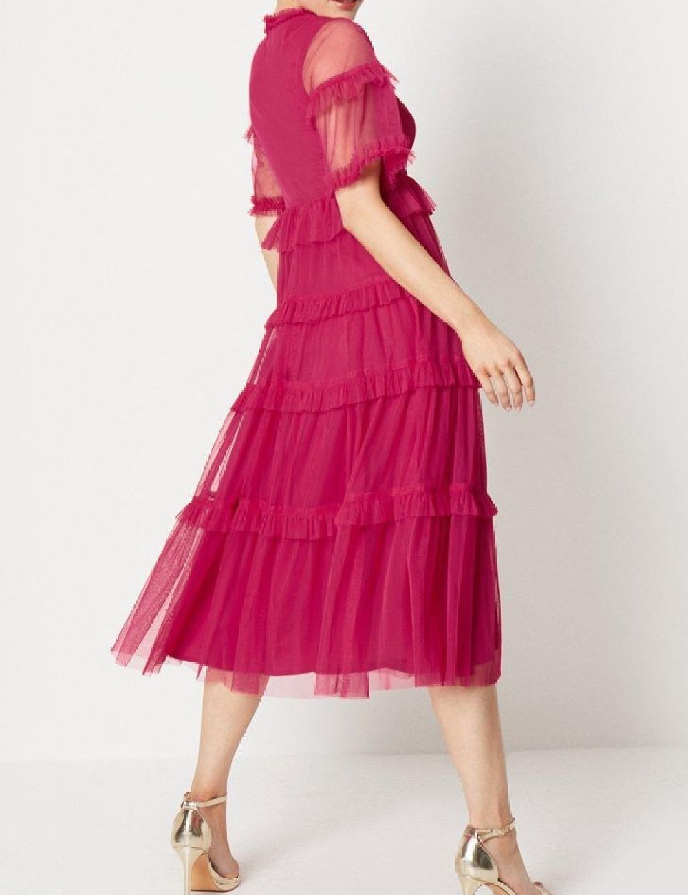 Rochie medie Coast, roz - 1 | YEO