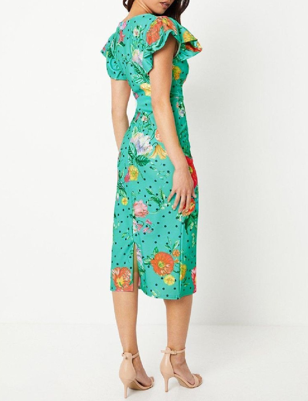 Rochie medie Coast, verde - 1 | YEO