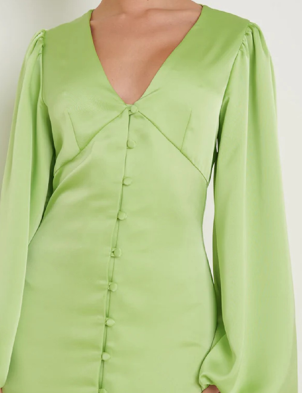 Rochie scurta Pretty Lavish, verde - 1 | YEO