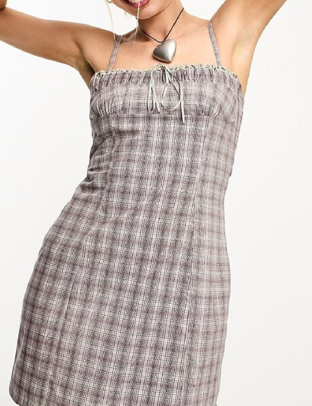 Rochie scurta COLLUSION, gri