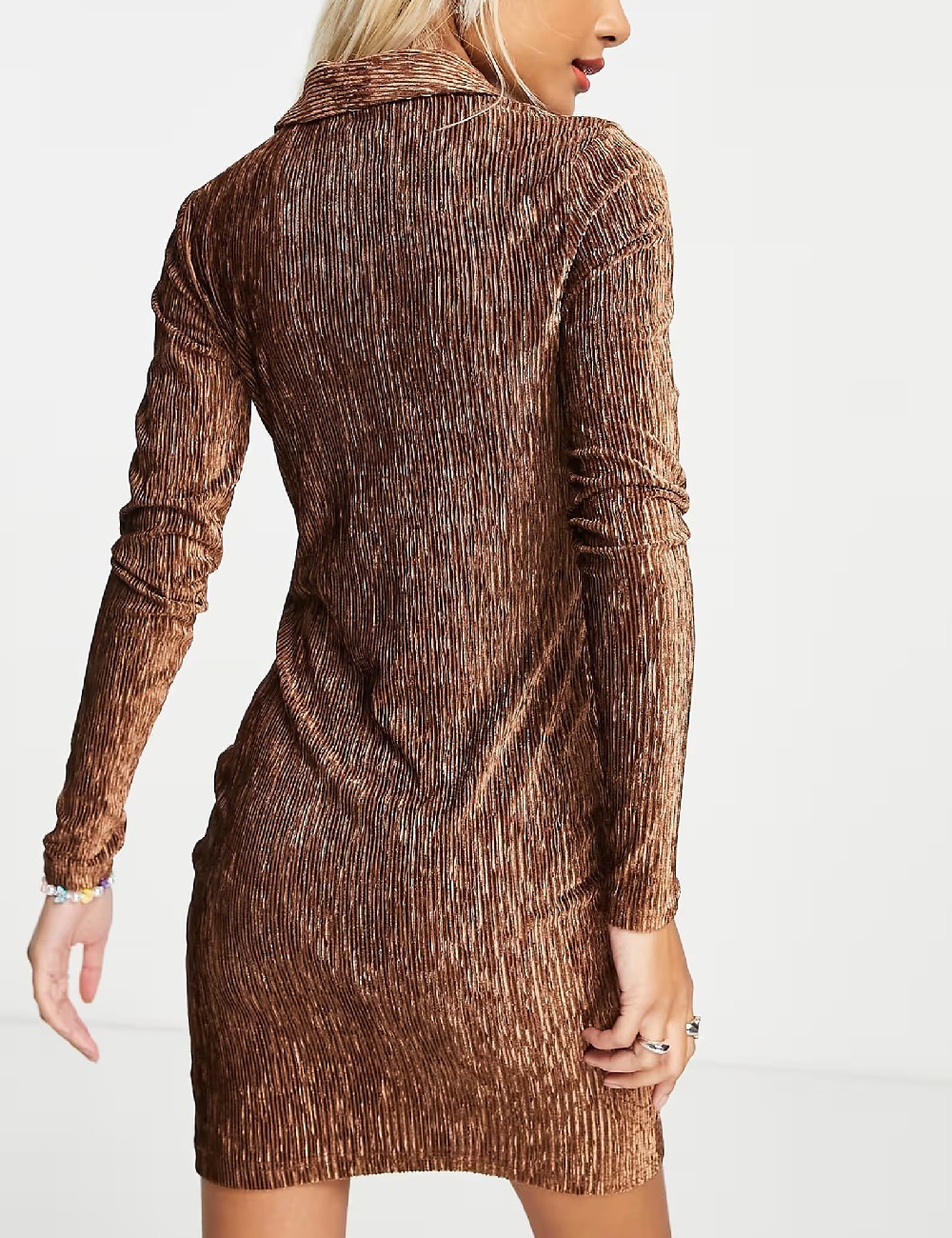 Rochie scurta DAISY STREET, maro - 1 | YEO