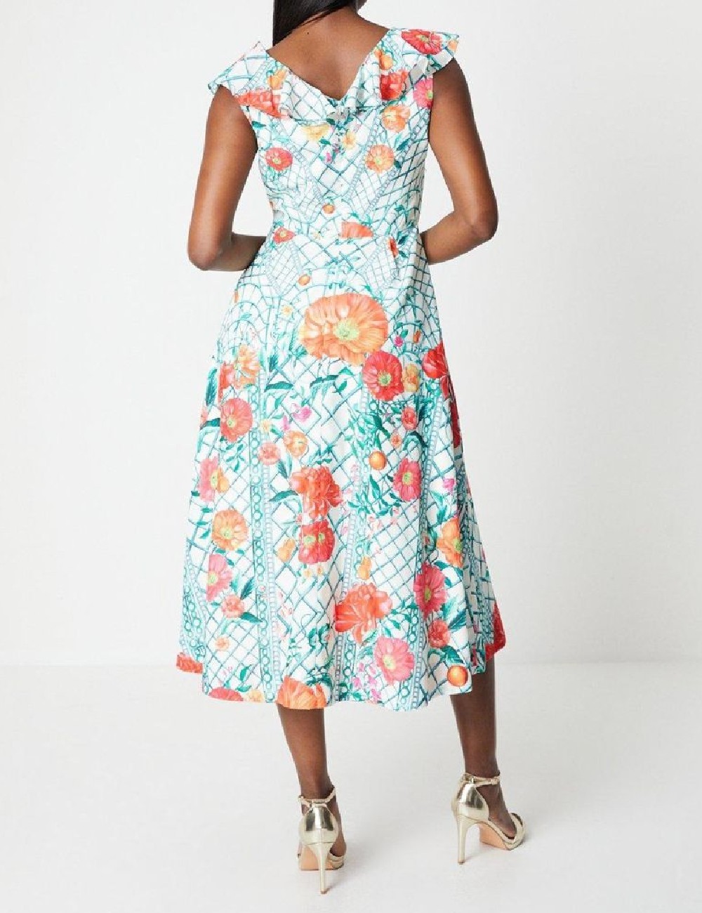 Rochie medie Coast, floral - 1 | YEO