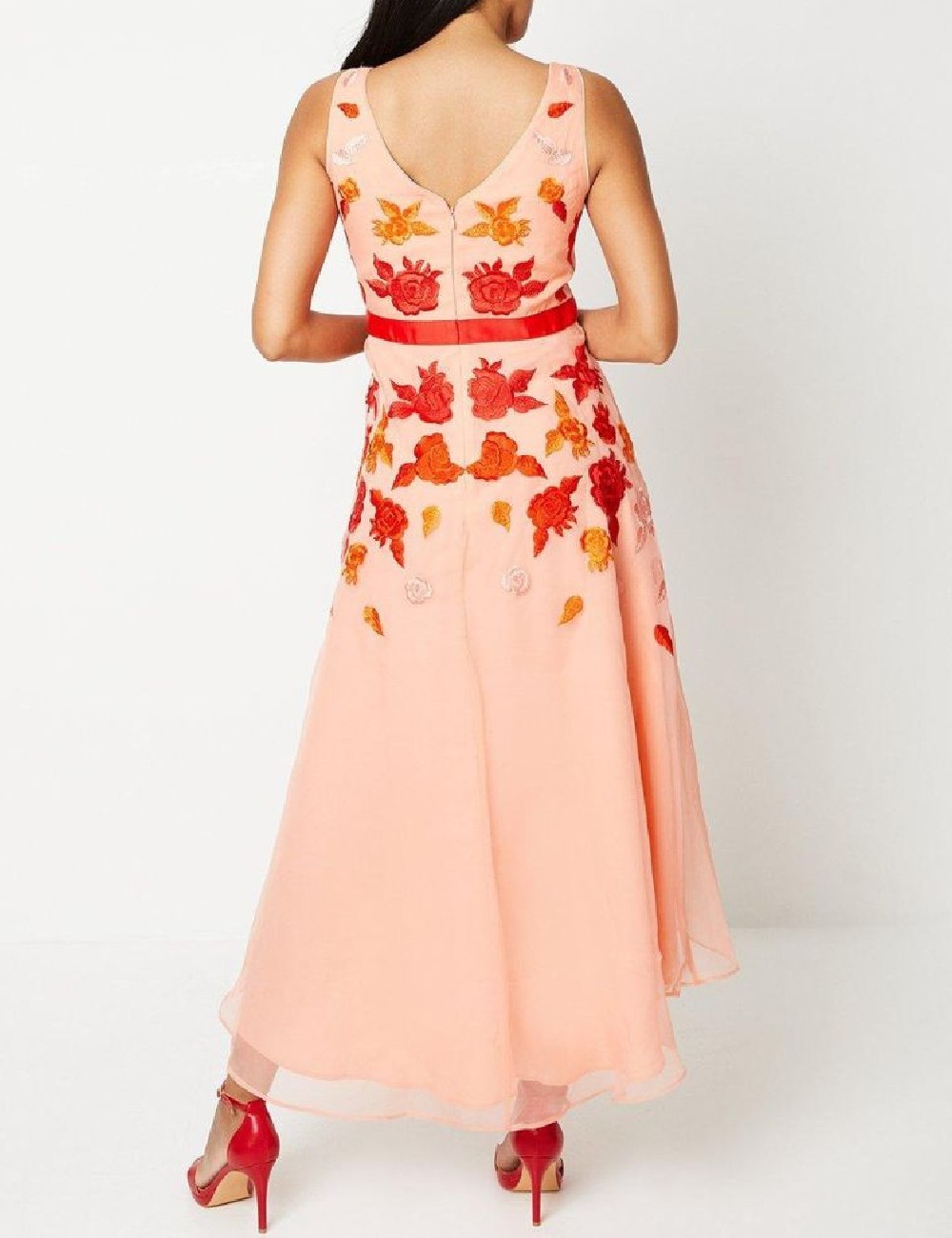 Rochie medie Coast, piersica - 1 | YEO