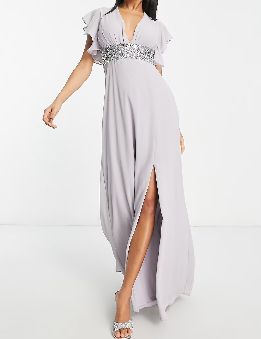 Rochie lunga TFNC London, lila - 1 | YEO