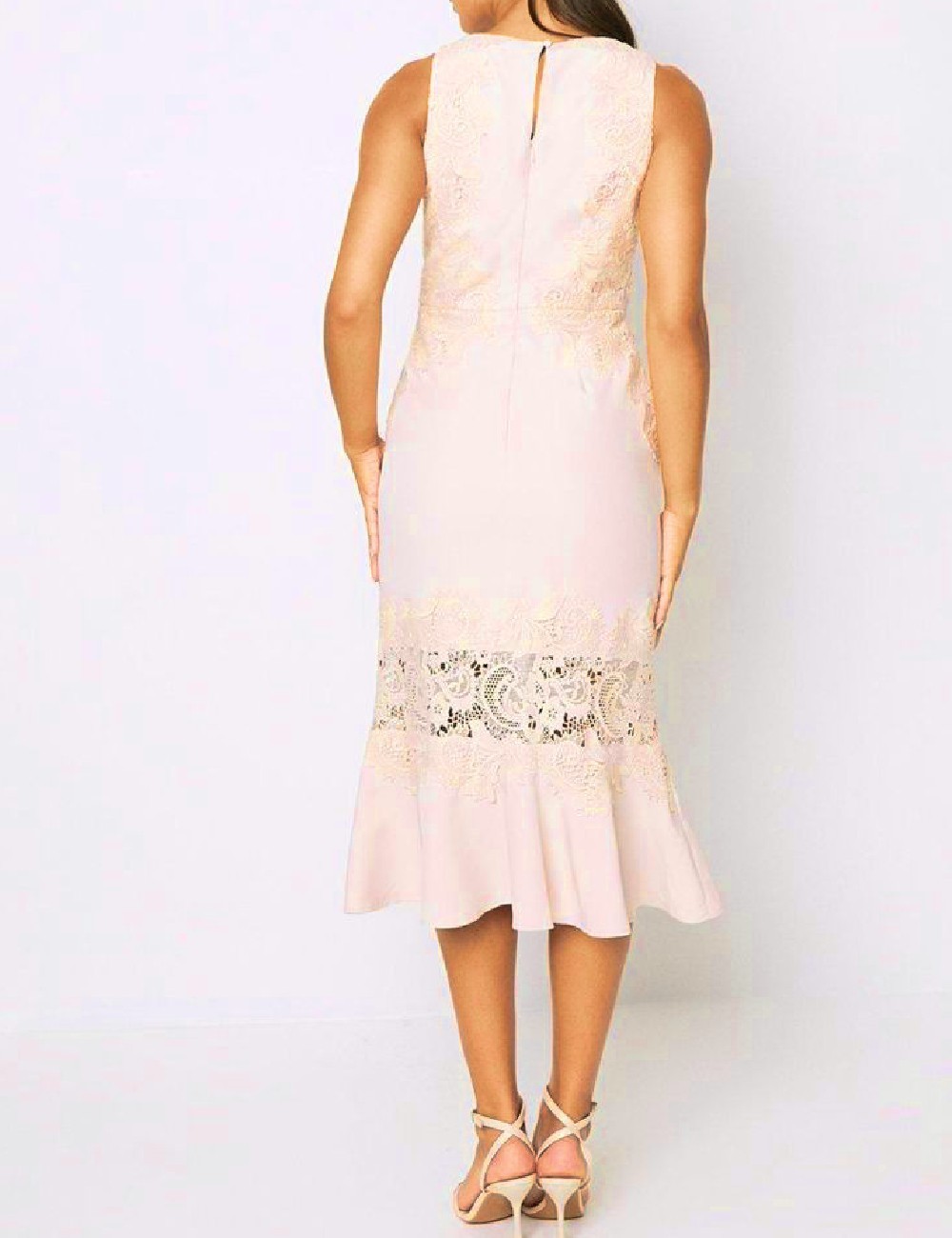 Rochie medie Coast, crem - 1 | YEO