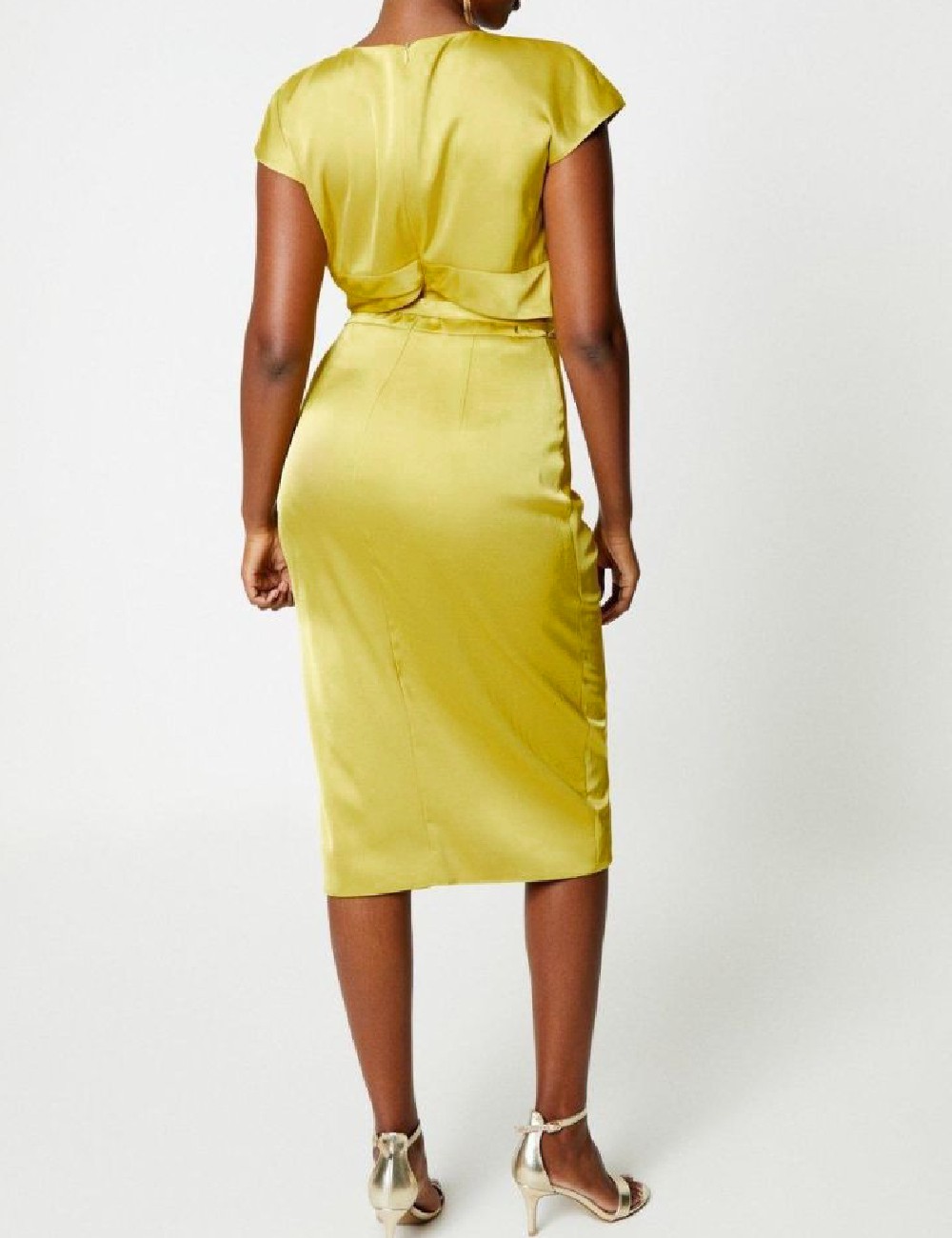 Rochie medie Coast, verde - 1 | YEO