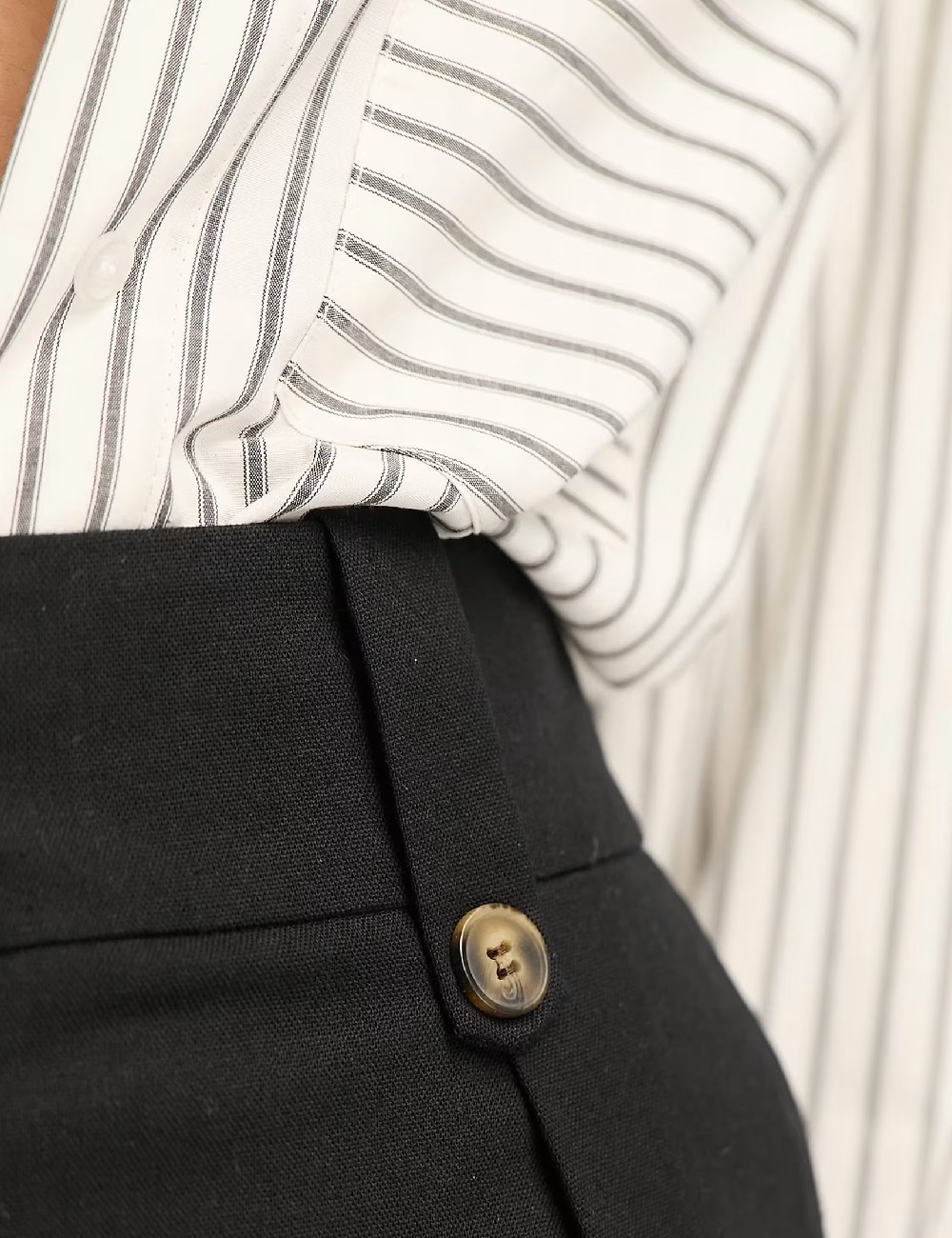 Pantaloni scurti ASOS, negru - 1 | YEO