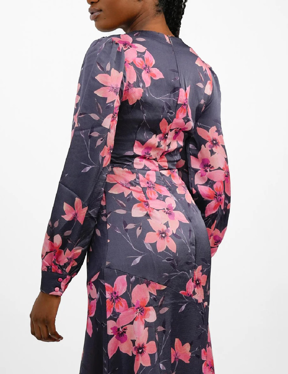 Rochie lunga Liquorish, floral print - 1 | YEO