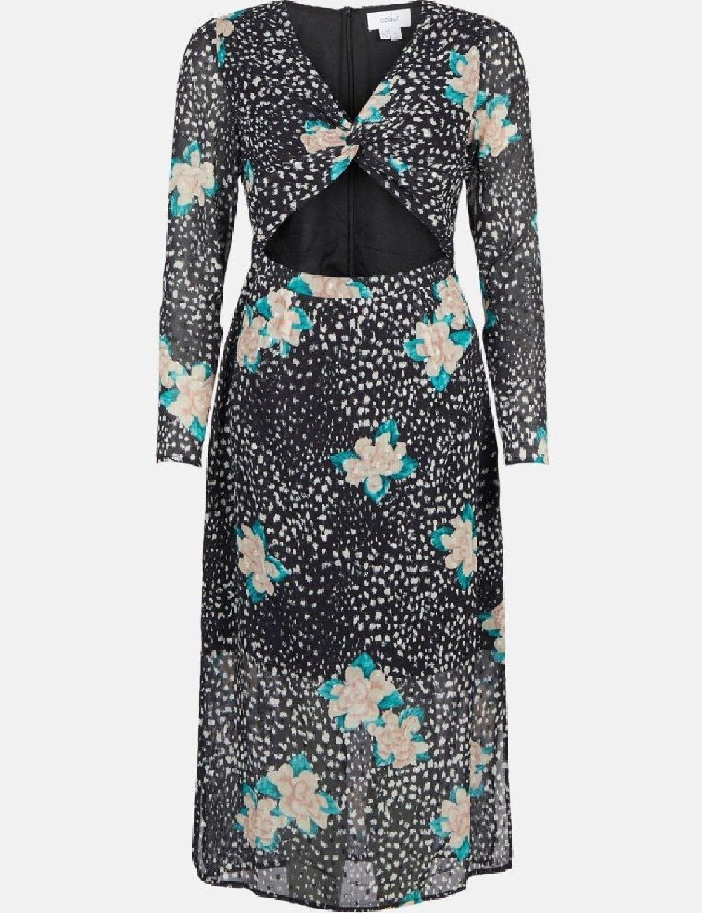 Rochie medie Coast, negru - 1 | YEO