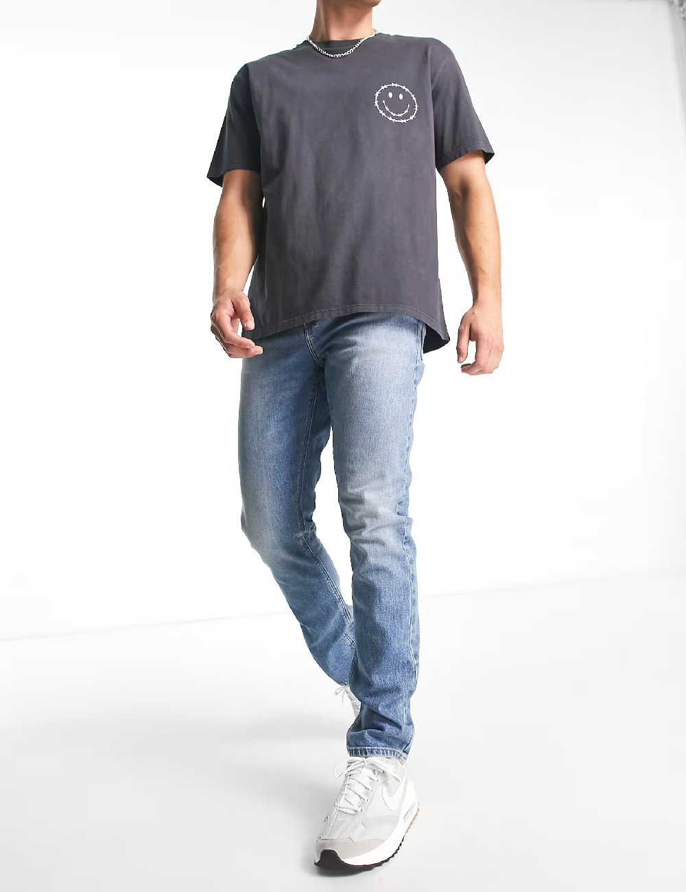 Blugi ASOS, albastru